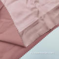Ветрозащитная розовая эластичная атласная ткань из эластичного полиэстера